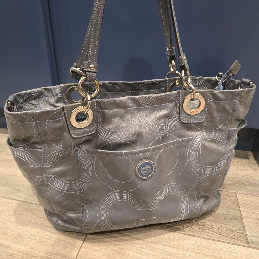 COACH diaper bag. Blue